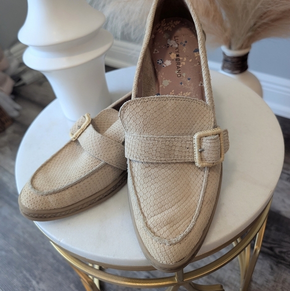 Lucky brand loafers sz 9 - Picture 2 of 6